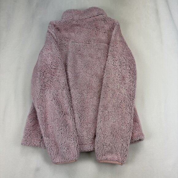 Columbia Women's Teddy Fleece Jacket Full Zip M Pink/Grey - Picture 3 of 10